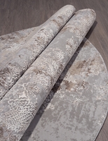 Ковер Armina 03851 grey/brown круг