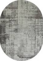 Ковер Graff F237 grey-beige овал