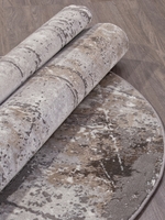 Ковер Graff 3433 grey-beige овал