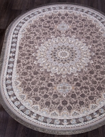 Ковер Иранский Farsi 1200 G253 light grey овал